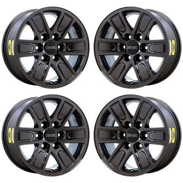 GMC Sierra 1500 Wheel Rim PVD Black Chrome 5654 Stock Factory OEM Replacement