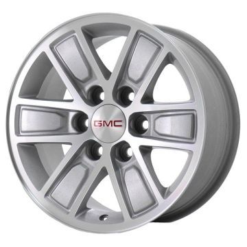 GMC Sierra 1500 Wheel Rim Machined Silver 5654 Stock Factory OEM Replacement