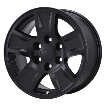 Chevrolet Silverado 1500 Wheel Rim Satin Black 5657 Stock Factory OEM Replacement