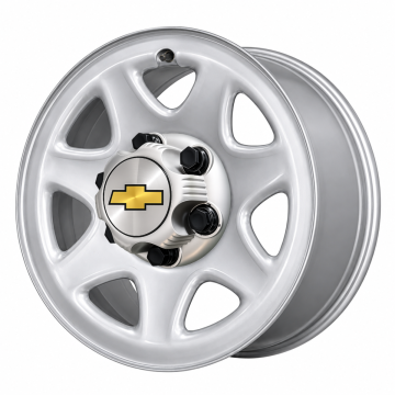 Chevrolet Silverado 1500 Wheel Rim Silver Steel 5659 Stock Factory OEM Replacement