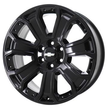 Chevrolet Silverado 1500 Wheel Rim Gloss Black 5661 Stock Factory OEM Replacement