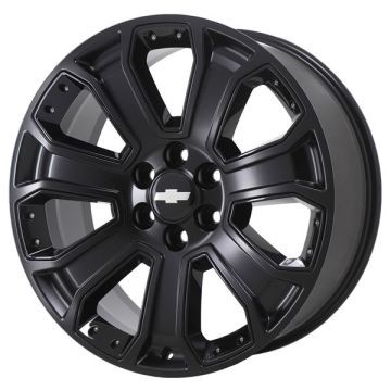Chevrolet Silverado 1500 Wheel Rim Satin Black 5661 Stock Factory OEM Replacement