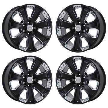 Chevrolet Silverado 1500 Exchange Wheels Set of 4-Exchange Rims Set of 4 Satin Black 5661