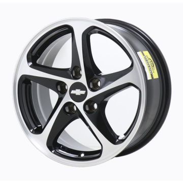 Chevrolet Malibu Wheel Rim Machined Black 5714 Stock Factory OEM Replacement