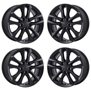 Chevrolet Malibu Exchange Wheels Set of 4-Exchange Rims Set of 4 Satin Black 5715