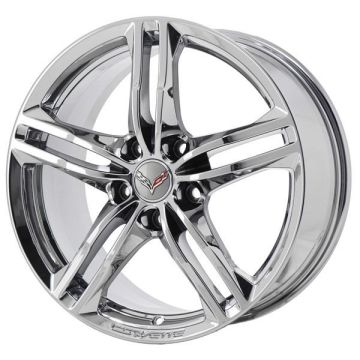 CHEVROLET CORVETTE wheel rim PVD BRIGHT CHROME 5729 stock factory oem replacement