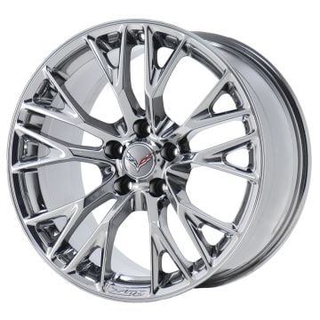 CHEVROLET CORVETTE wheel rim PVD BRIGHT CHROME 5734 stock factory oem replacement
