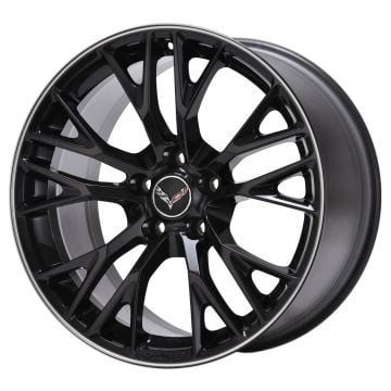 Chevrolet Corvette Wheel Rim Machined Lip Grey 5741 (R) Stock Factory OEM Replacement