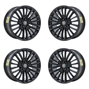 Alfa Romeo Giulia Exchange Wheels Set of 4-Exchange Rims Set of 4 Gloss Black 58160