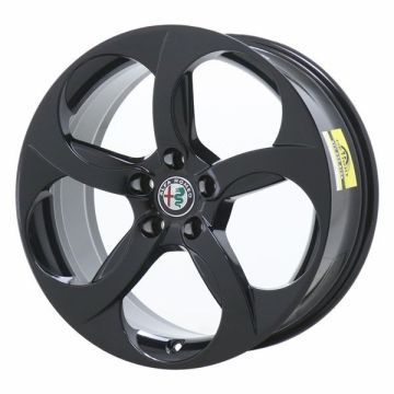 Alfa Romeo Giulia Wheel Rim Gloss Black 58161 Stock Factory OEM Replacement
