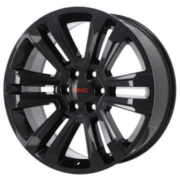 GMC Yukon Wheel Rim Gloss Black 5822 Stock Factory OEM Replacement