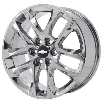 Chevrolet Traverse Wheel Rim PVD Bright Chrome 5843 Stock Factory OEM Replacement