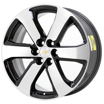 Chevrolet Traverse Wheel Rim Machined Black 5845 Stock Factory OEM Replacement