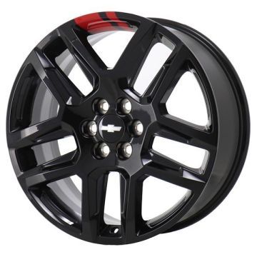 Chevrolet Blazer Wheel Rim Gloss Black - Red Line 5849 Stock Factory OEM Replacement