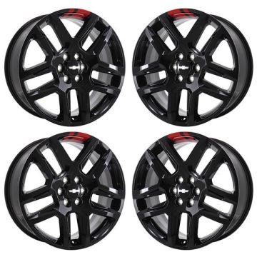Chevrolet Blazer Exchange Wheels Set of 4-Exchange Rims Set of 4 Gloss Black - Red Line 5849