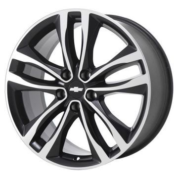 Chevrolet Malibu Wheel Rim Machined Black 5857 Stock Factory OEM Replacement