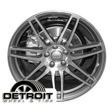 Audi A8 Wheel Rim Machined Grey 58813 Stock Factory OEM Replacement