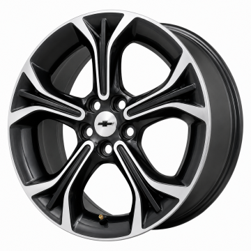 Chevrolet Cruze Wheel Rim Machined Black 5881 Stock Factory OEM Replacement