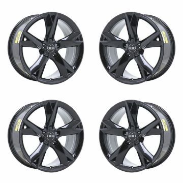 Audi A5 Exchange Wheels Set of 4-Exchange Rims Set of 4 Gloss Black 58827
