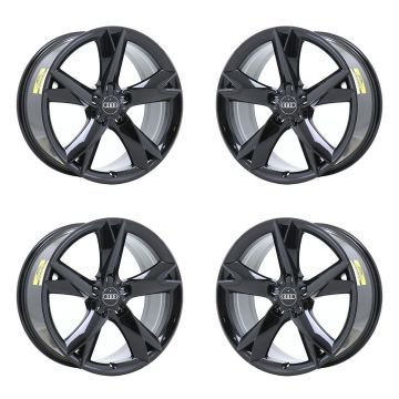 Audi A5 Exchange Wheels Set of 4-Exchange Rims Set of 4 Gloss Black 58827