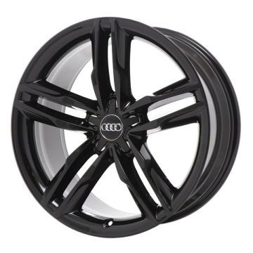 Audi A5 Wheel Rim Gloss Black 58828 Stock Factory OEM Replacement