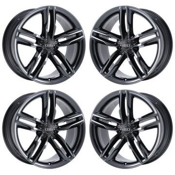Audi A5 Wheel Rim PVD Black Chrome 58828 Stock Factory OEM Replacement