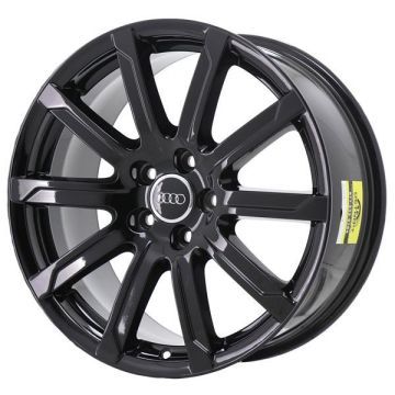 Audi A4 Wheel Rim Gloss Black 58839 Stock Factory OEM Replacement