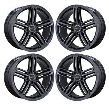 Audi A5 Wheel Rim PVD Black Chrome 58843 Stock Factory OEM Replacement
