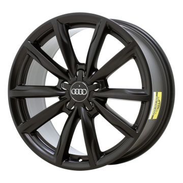 Audi A6 Wheel Rim Satin Black 58851 Stock Factory OEM Replacement