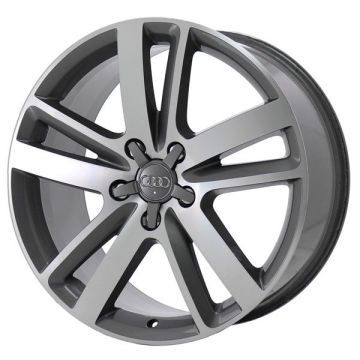 Audi Q7 Wheel Rim Machined Grey 58862 Stock Factory OEM Replacement