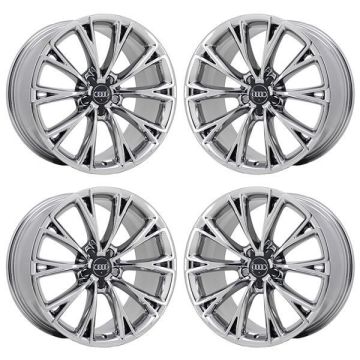 Audi A8 Wheel Rim PVD Bright Chrome 58870 Stock Factory OEM Replacement
