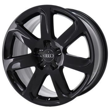 Audi A7 Wheel Rim Gloss Black 58882 Stock Factory OEM Replacement