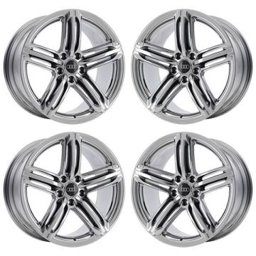 Audi Q7 Wheel Rim PVD Bright Chrome 58886 Stock Factory OEM Replacement
