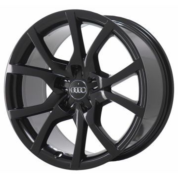 Audi A5 Wheel Rim Gloss Black 58890 Stock Factory OEM Replacement