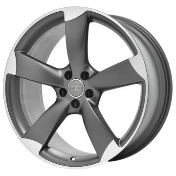 Audi S7 Wheel Rim Machined Lip Grey 58898 Stock Factory OEM Replacement