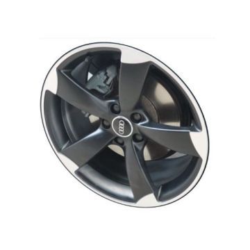 Audi TT Wheel Rim Machined Lip Black 58903 Stock Factory OEM Replacement