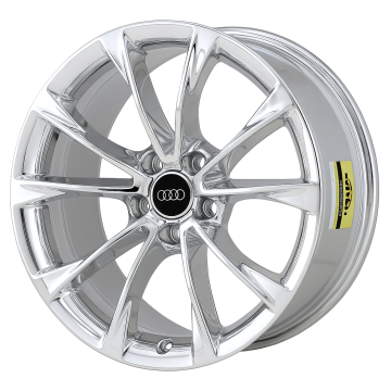 Audi A5 Wheel Rim PVD Bright Chrome 58912 Stock Factory OEM Replacement