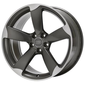 Audi A5 Wheel Rim Machined Lip Grey 58914 Stock Factory OEM Replacement