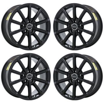 Audi A3 Exchange Wheels Set of 4-Exchange Rims Set of 4 Gloss Black 58949