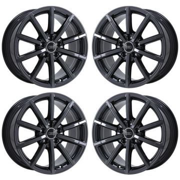 Audi A3 Wheel Rim PVD Black Chrome 58949 Stock Factory OEM Replacement