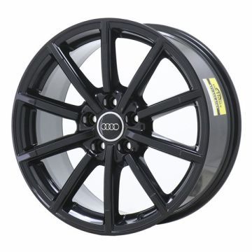 Audi A4 Wheel Rim Gloss Black 58956 Stock Factory OEM Replacement
