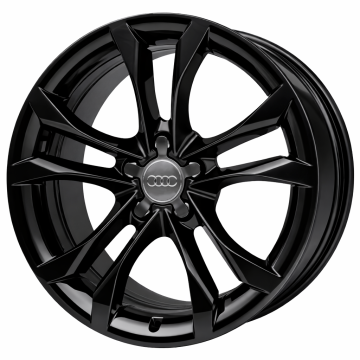 Audi A6 Wheel Rim Gloss Black 58976 Stock Factory OEM Replacement