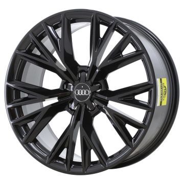 Audi A7 Wheel Rim Gloss Black 58983 Stock Factory OEM Replacement