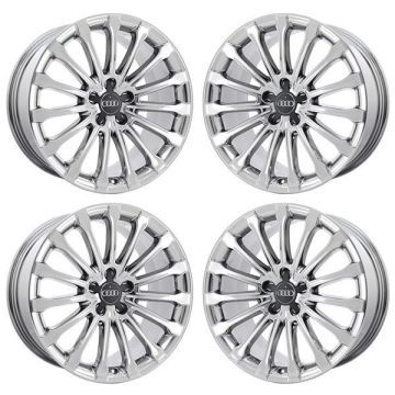 Audi A8 Wheel Rim PVD Bright Chrome 58985 Stock Factory OEM Replacement