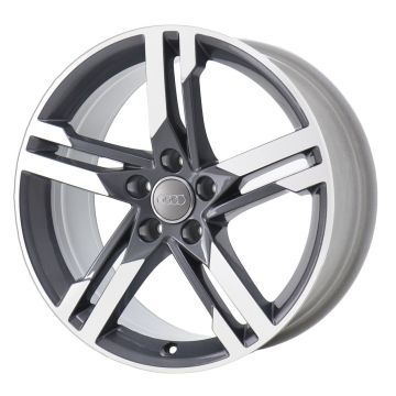Audi A4 Wheel Rim Machined Grey 59002 Stock Factory OEM Replacement