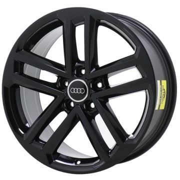 Audi A3 Wheel Rim Gloss Black 59021 Stock Factory OEM Replacement