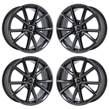 Audi S3 Wheel Rim PVD Black Chrome 59022 Stock Factory OEM Replacement