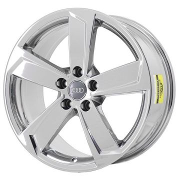Audi S3 Wheel Rim PVD Bright Chrome 59024 Stock Factory OEM Replacement