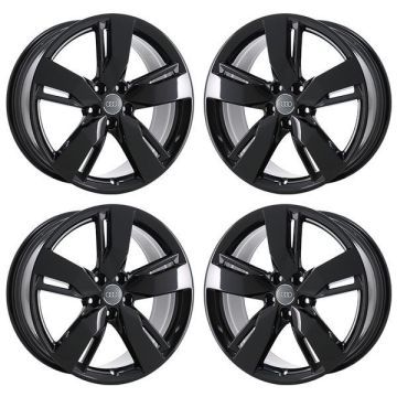 Audi Q5 Exchange Wheels Set of 4-Exchange Rims Set of 4 Gloss Black 59037