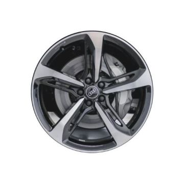 Audi Q7 Wheel Rim Machined Black 59051 Stock Factory OEM Replacement